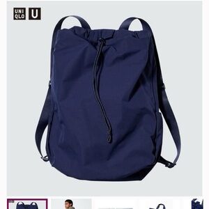 Uniqlo unisex Navy Backpack